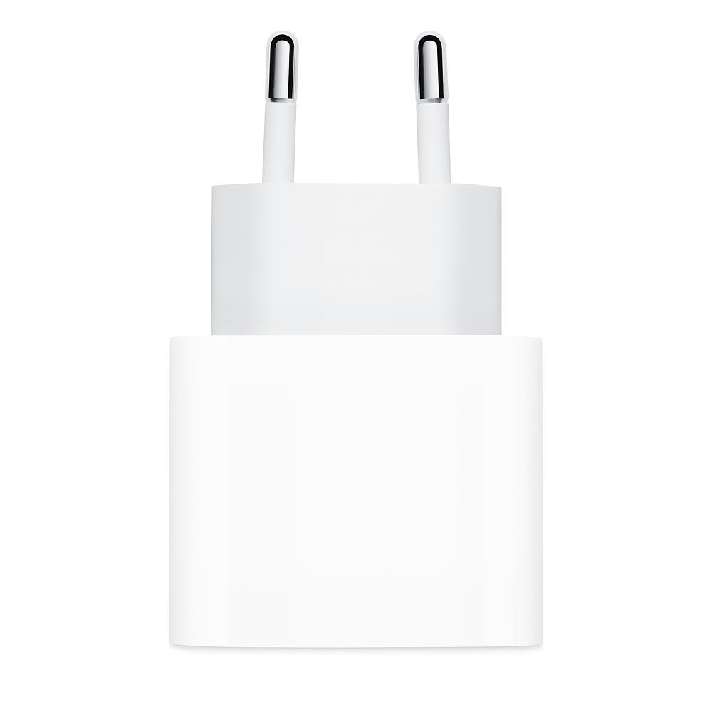 Зарядное устройство сетевое Apple USB-C, 20Вт, белый— фото №1