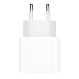 Зарядное устройство сетевое Apple USB-C, 20Вт, белый— фото №1