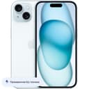 Б/У Смартфон Apple iPhone 15 nano SIM+eSIM 128GB, голубой (Blue)