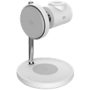 Зарядное устройство беспроводное Deppa 3 в 1 QI2.2 Max Power, 25Вт, белый
