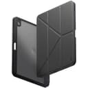Чехол-книжка Uniq Moven для iPad 11 (2025), кожа/поликарбонат, серый