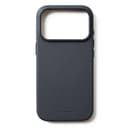 Чехол-накладка Mujjo Leather для iPhone 17 Pro, кожа, серый