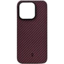 Чехол-накладка Asynora Magnetic aramid fiber для iPhone 15 Pro, арамид (кевлар), красный