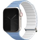 Ремешок Uniq Revix EVO reversible Magnetic Powder для Apple Watch 41mm, силикон, голубой/белый
