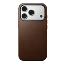 Чехол-накладка Nomad Traditional Leather Case для iPhone 17 Pro, кожа, коричневый