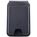 Кардхолдер Magssory Geotag Magnetic Find My Flip Wallet MagSafe, экокожа, черный