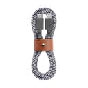 Кабель Native Union Belt Cable USB-C / Lightning 1,2м, зебра