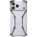 Чехол-накладка YNOT Shell для iPhone 17 Pro Max, авиационная сталь, серебристый