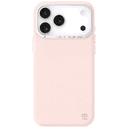 Чехол-накладка PYNANA Starry Series Swarovski для iPhone 17 Pro, экокожа, розовый