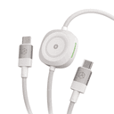 Кабель Breaking K01 Apple Watch Edition USB-C / USB-C, 5A, 60Вт 1м, белый