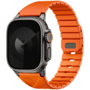 Ремешок Uniq FLUO для Apple Watch 40mm/41mm/42mm/44mm/45mm/46mm/49mm, силикон, оранжевый
