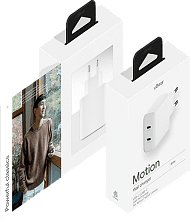 Зарядное устройство сетевое uBear Motion, 67Вт, белый - 3