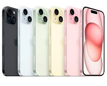 Смартфон Apple iPhone 15 Plus nano SIM+eSIM 256GB, желтый (Yellow) - 3
