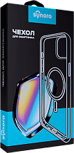 Чехол-накладка Synora Mag Clear Case для iPhone 15 Pro, полиуретан, прозрачный - 3