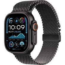 Смарт-часы Apple Watch Ultra 2 GPS + Cellular 49mm (корпус - черный титан, ремешок Milanese Loop черный, размер S) - 0