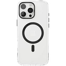 Чехол-накладка VLP Diamond Case для iPhone 16 Pro, полиуретан/закаленое стекло, черный - 0