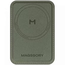 Кардхолдер Magssory Duo MagSafe, экокожа, хаки - 0