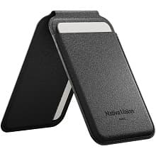 Кардхолдер Native Union Active Wallet Stand MagSafe, экокожа, черный - 1