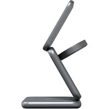 Зарядное устройство беспроводное Magssory Fold Pro 3 в 1, 23Вт, полночный черный - 3