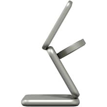 Зарядное устройство беспроводное Magssory Fold Pro 3 в 1, 23Вт, титан - 3