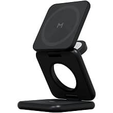 Зарядное устройство беспроводное Magssory Fold Pro 3 в 1, 23Вт, черный - 0