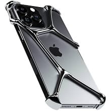 Чехол-накладка YNOT Shell для iPhone 16 Pro, авиационная сталь, серебристый - 1