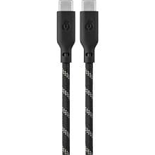 Кабель uBear Trend USB-C / USB-C, 60Вт 1,2м, черно-бежевый - 1