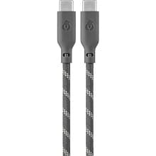 Кабель uBear Trend USB-C / USB-C, 60Вт 1,2м, серо-бежевый - 2