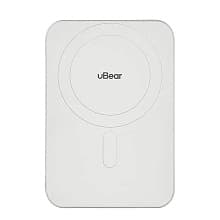 Внешний аккумулятор uBear Slide Magnetic Qi2 10000 мАч, белый - 0