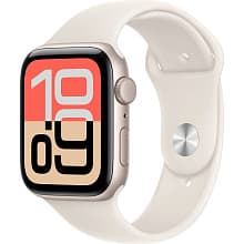 Смарт-часы Apple Watch SE 3 GPS 44mm (корпус - сияющая звезда, ремешок Sport Band сияющая звезда, размер S/M) - 0
