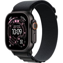 Смарт-часы Apple Watch Ultra 3 GPS + Cellular 49mm (корпус - черный титан, ремешок Alpine Loop черный, размер L) - 0
