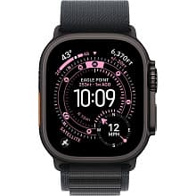 Смарт-часы Apple Watch Ultra 3 GPS + Cellular 49mm (корпус - черный титан, ремешок Alpine Loop черный, размер L) - 1