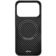 Чехол-накладка uBear Supreme для iPhone 17 Pro, кевлар, черный - 3