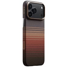 Чехол-накладка Pitaka Ultra-Slim для iPhone 17 Pro Max, кевлар, оранжевый - 2