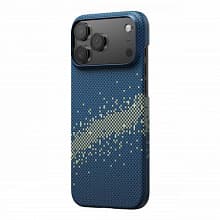 Чехол-накладка Pitaka Ultra-Slim для iPhone 17 Pro Max, кевлар, синее небо - 2