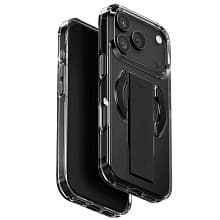 Чехол-накладка Uniq Heldro Air для iPhone 17 Pro, полиуретан, черный - 1