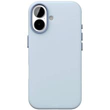 Чехол-накладка VLP Aster Pro для iPhone 17, силикон, голубой - 0