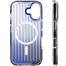 Чехол-накладка VLP Pulse Case для iPhone 17, полиуретан/алюминий, черный - 3