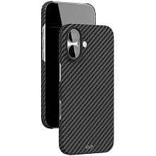 Чехол-накладка VLP Kevlar Case для iPhone 17, кевлар, черный - 1