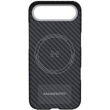 Чехол-накладка Magssory Aramid Frame для iPhone Air, кевлар, черный - 1