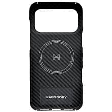 Чехол-накладка Magssory Aramid Frame для iPhone 17 Pro Max, кевлар, черный - 1