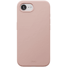 Чехол-накладка Uniq LINO для iPhone 16e/17e, силикон, розовый - 0