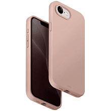 Чехол-накладка Uniq LINO для iPhone 16e/17e, силикон, розовый - 1