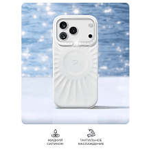 Чехол-накладка PYNANA Starlight Series для iPhone 17 Pro Max, силикон, белый - 2