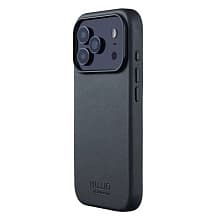 Чехол-накладка Mujjo Leather для iPhone 17 Pro, кожа, серый - 1