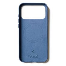 Чехол-накладка Mujjo Leather для iPhone 17 Pro Max, кожа, синий - 3