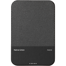 Внешний аккумулятор Native Union Classic Magnetic Qi2 5000 мАч, черный - 0