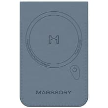 Кардхолдер Magssory Geotag Magnetic Find My Flip Wallet MagSafe, кобальт - 1
