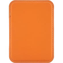 Кардхолдер uBear Split MagSafe, экокожа, оранжевый - 1