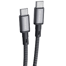 Кабель Breaking K41 USB-C / USB-C, 5A, 100Вт 2м, графитовый - 0